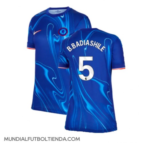 Camiseta Chelsea Benoit Badiashile #5 Primera Equipación Replica 2024-25 para mujer mangas cortas